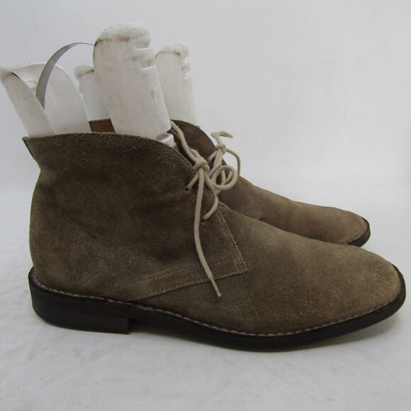 Florentini Baker Mens Size 9.5 Brown Suede Lace Up Dress Shoes main image 6